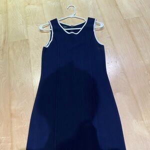 Talbots navy blue sweater dress, size XS, excellent condition